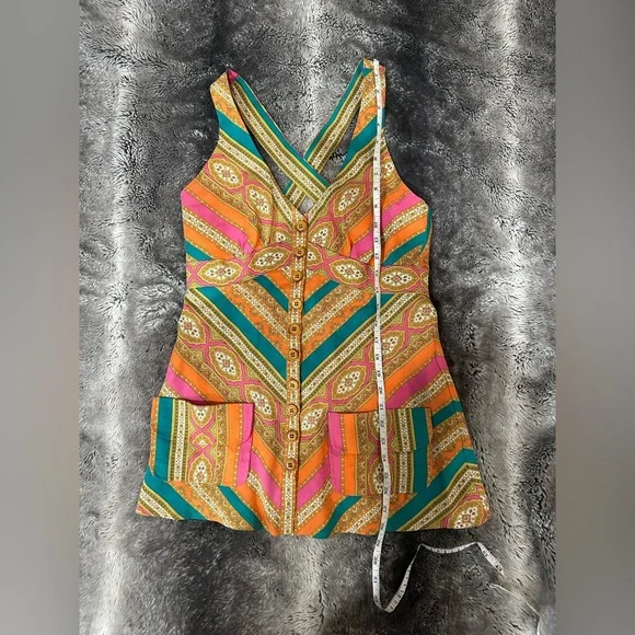 SOLD - 👗Nanette Lepore Pashima Patterned Mini Dress👗 - Picture 6 of 9